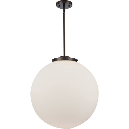 Franklin Restoration Beacon 1 Light 18 inch Oil Rubbed Bronze Pendant Ceiling Light in Incandescent, Matte White