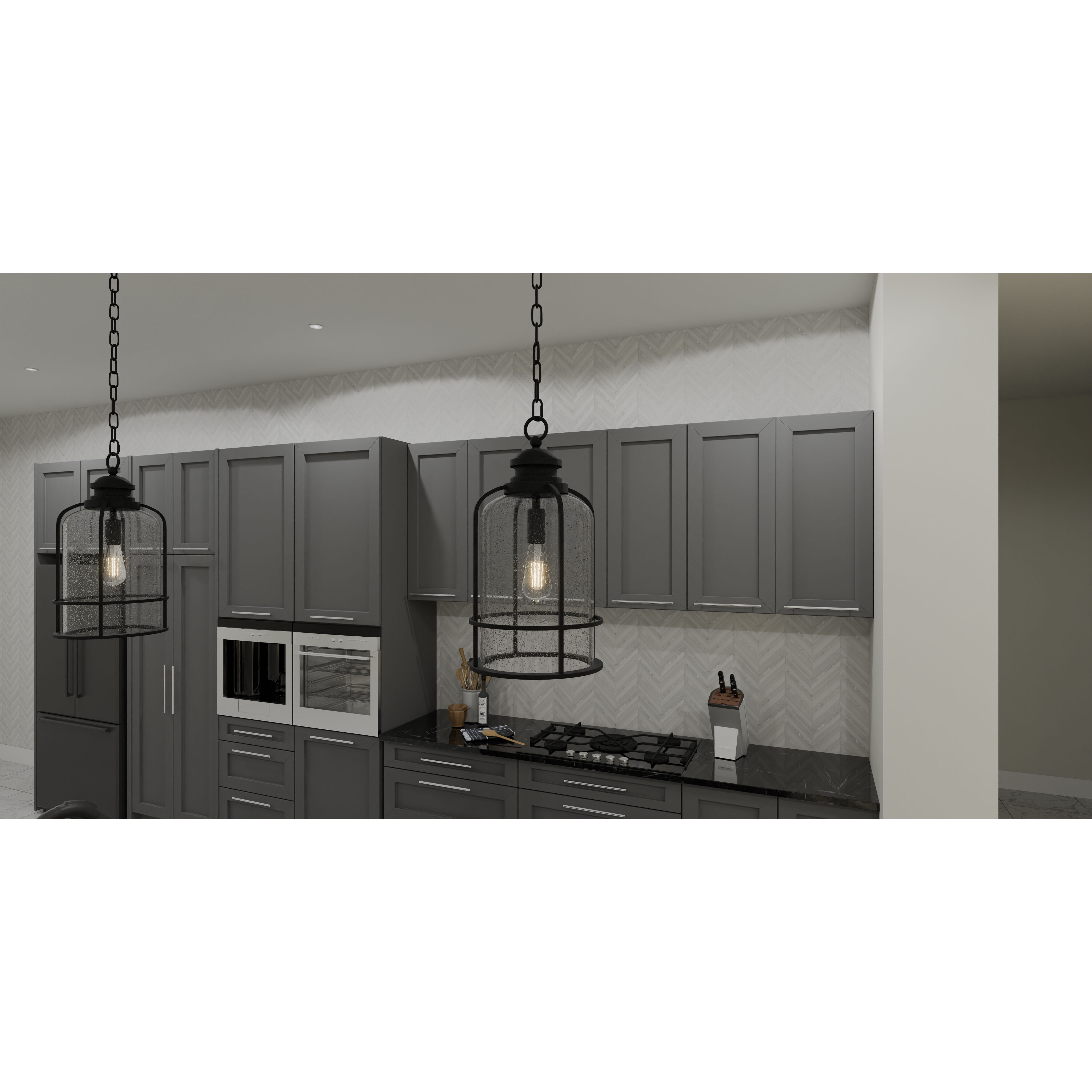 Bowles 1 Light 10 inch Earth Black Mini Pendant Ceiling Light