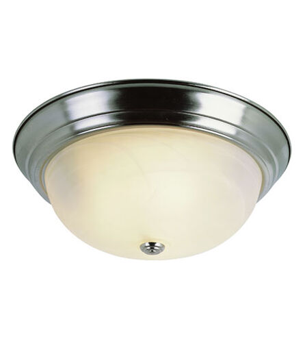 Browns 2 Light 11 inch Brushed Nickel Flushmount Ceiling Light