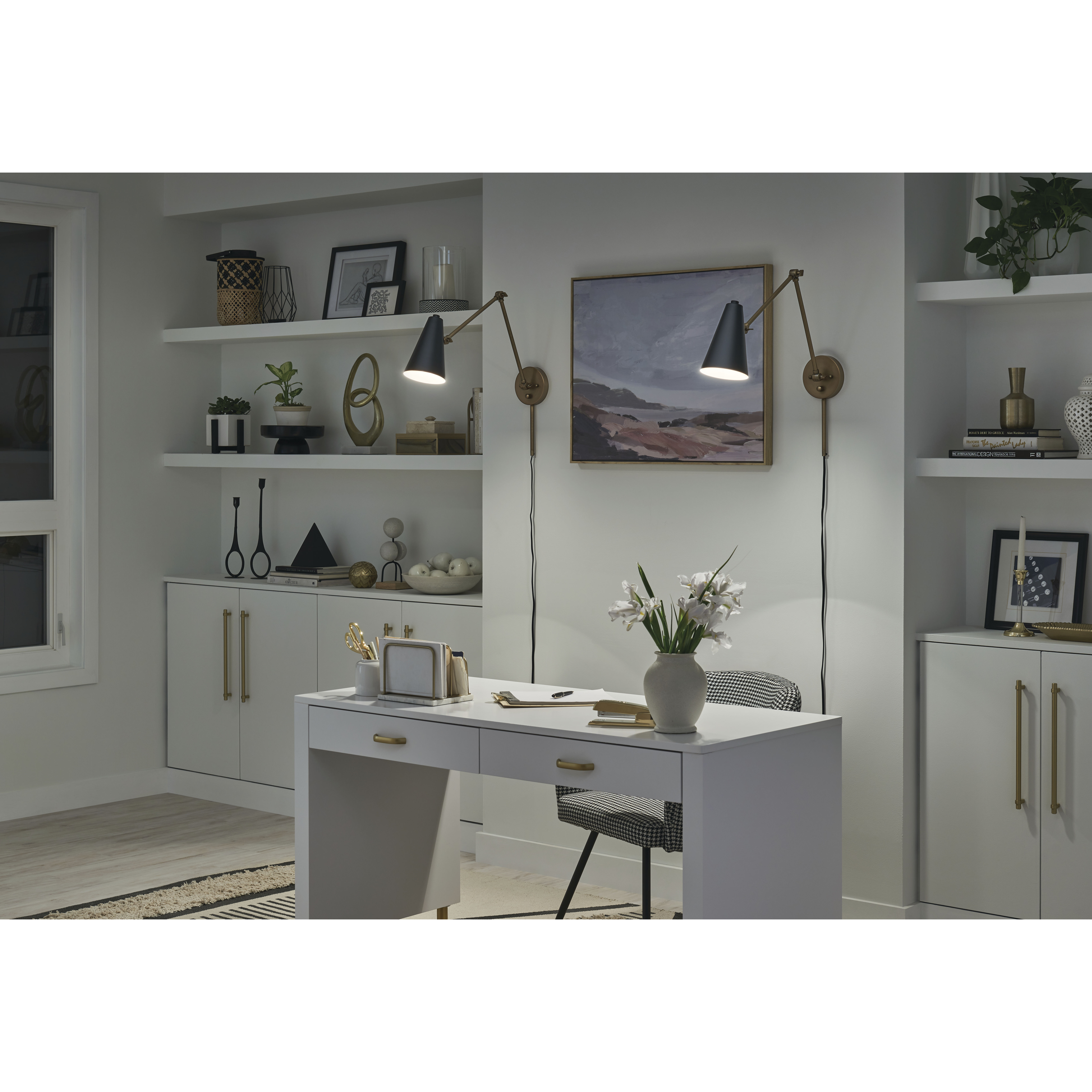 Sylvia 1 Light 5.5 inch Natural Brass Wall Sconce Wall Light