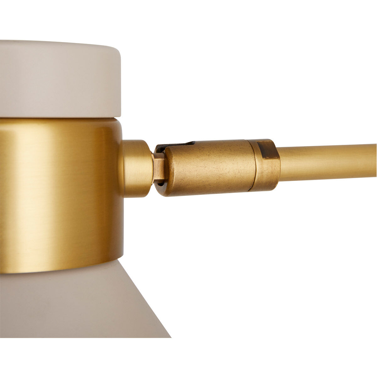 Lane 1 Light 15 inch Taupe/Antique Brass Sconce Wall Light