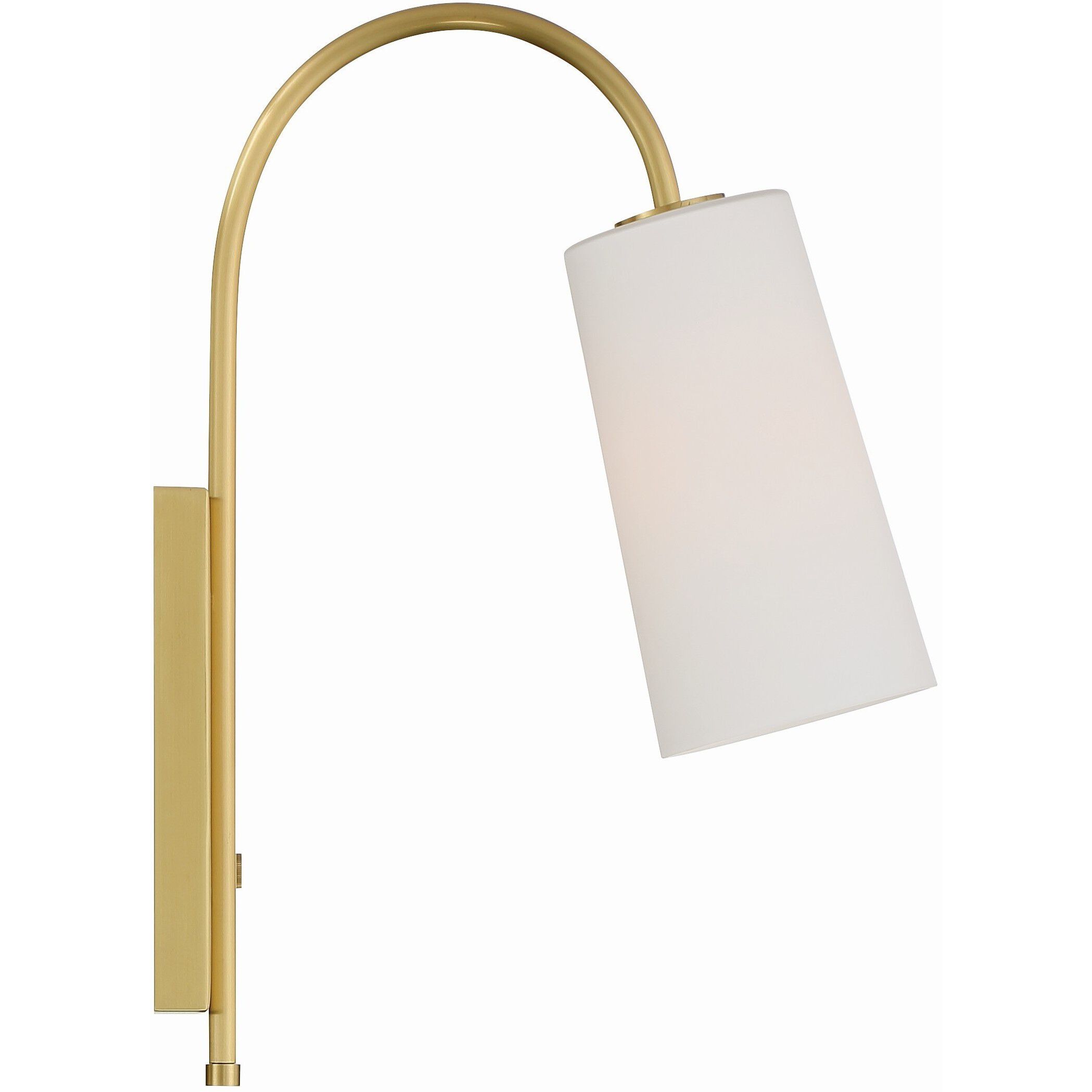 Alexa 13.25 inch 100.00 watt Aged Brass Task Sconce Wall Light