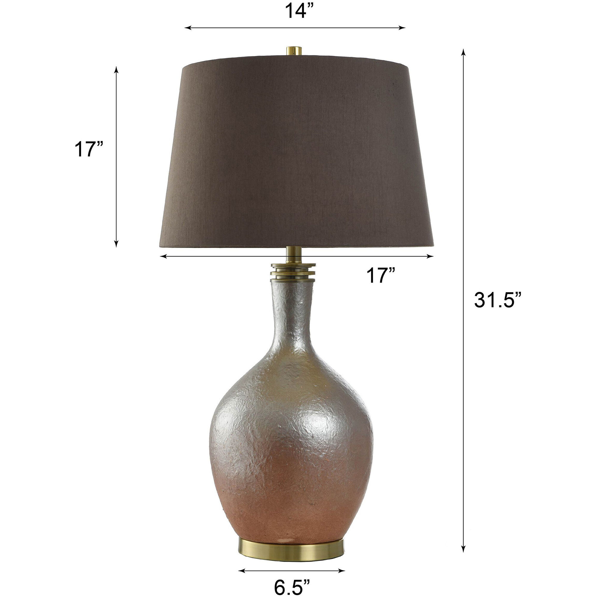 Gradient 31.5 inch 150.00 watt Gradient Gold Table Lamp Portable Light