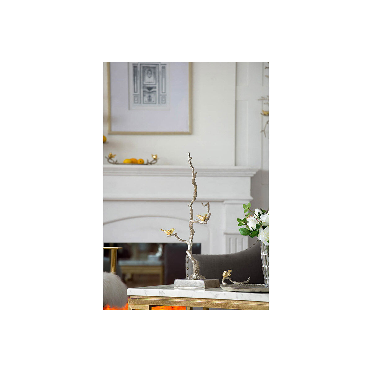 Branch Gold and Silver Décor