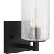 Parker 1 Light 4.75 inch Midnight Black Wall Bath Fixture Wall Light