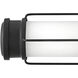 Saylor LED 17 inch Black Bath Light Wall Light, Vertical