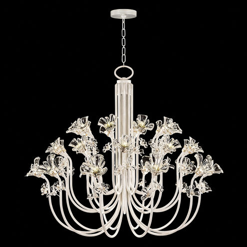 Azu LED 57 inch White Chandelier Ceiling Light