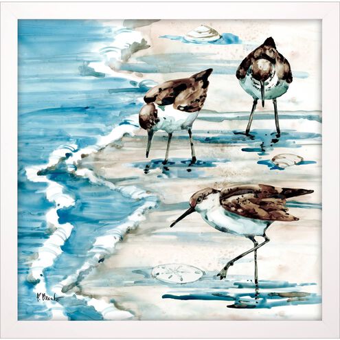 Animals Collection Blue Framed Art