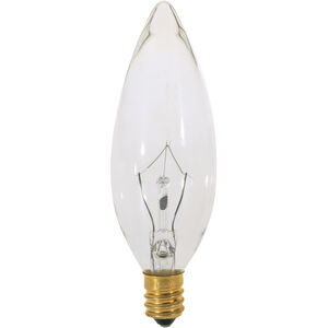 Lumos Incandescent BA9 1/2 Candelabra E12 15 watt 130V 2700K Light Bulb