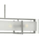 Latitude 4 Light 42 inch Brushed Nickel Indoor Linear Chandelier Ceiling Light