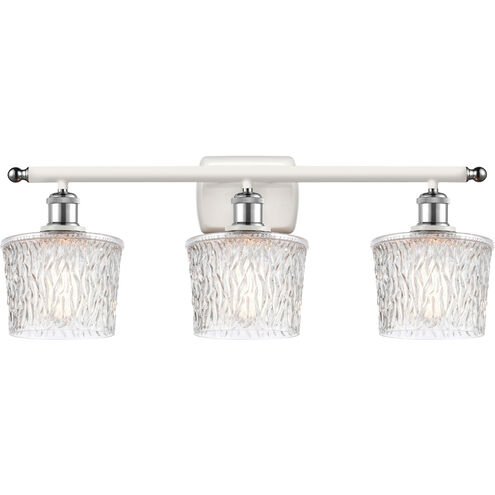 Ballston Niagra LED 26 inch White and Polished Chrome Bath Vanity Light Wall Light, Ballston