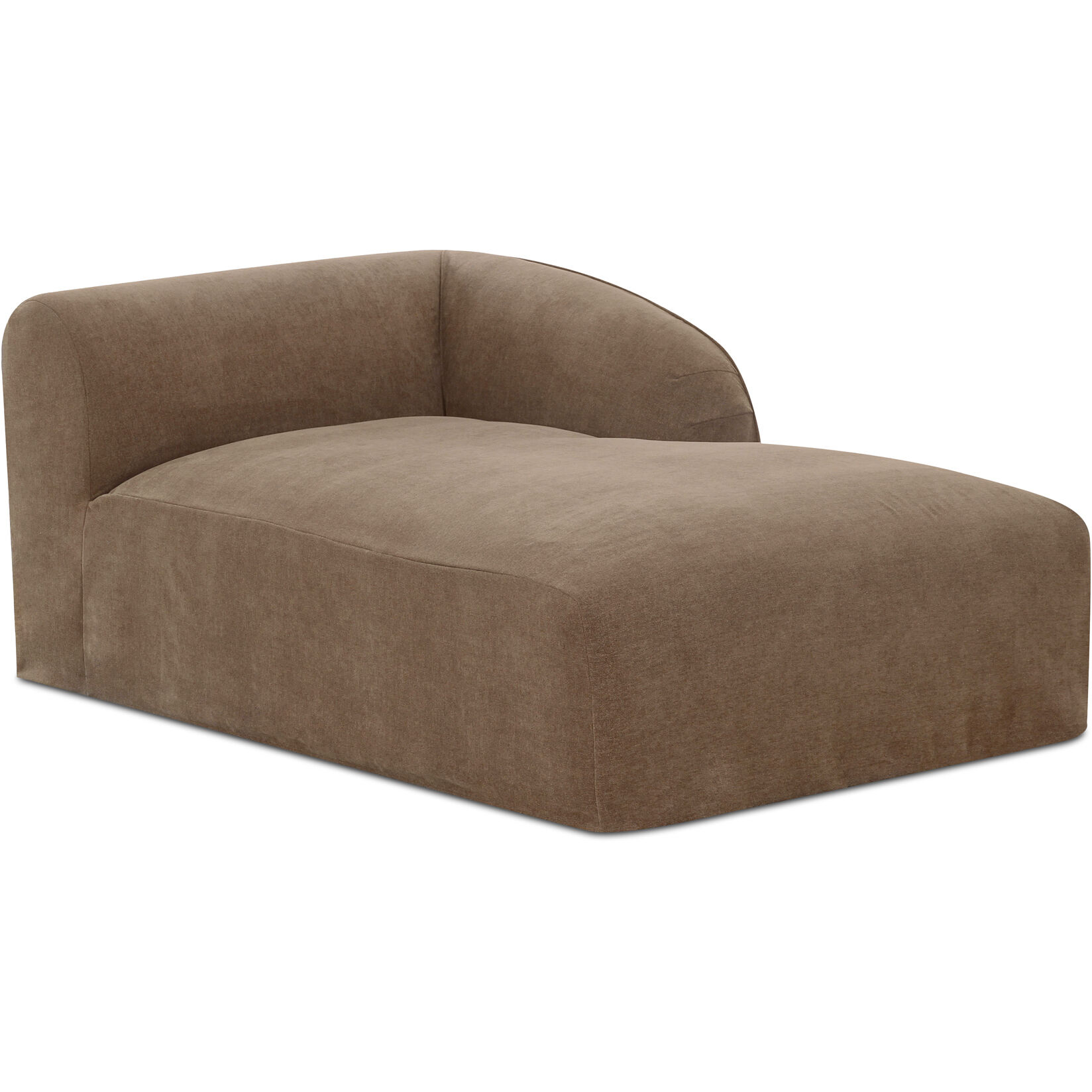 Isla Brown Right Arm Facing Chaise