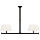 Chapman & Myers Marion LED 56 inch Bronze Linear Chandelier Ceiling Light