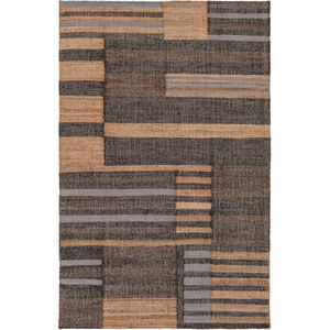 Seaport 36 X 24 inch Gray and Brown Area Rug, Jute and Viscose