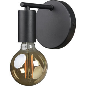 Think 1 Light 5 inch Black Wall Sconce Wall Light