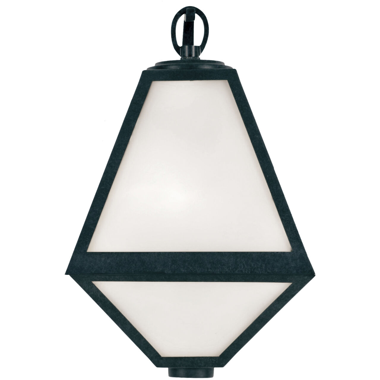 Glacier 1 Light 12.75 inch Black Charcoal Outdoor Sconce in White