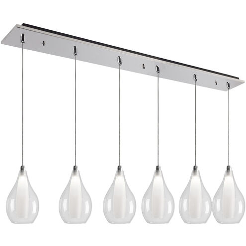 Victoria LED 5.13 inch Chrome Multi Pendant Ceiling Light
