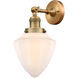 Franklin Restoration Bullet LED 7 inch Brushed Brass Sconce Wall Light