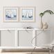 Waterside Collection Distressed Whitewash Framed Art