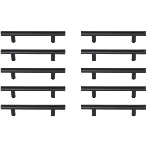 Quinn Matte Black Hardware Drawer Pull, Set of 10