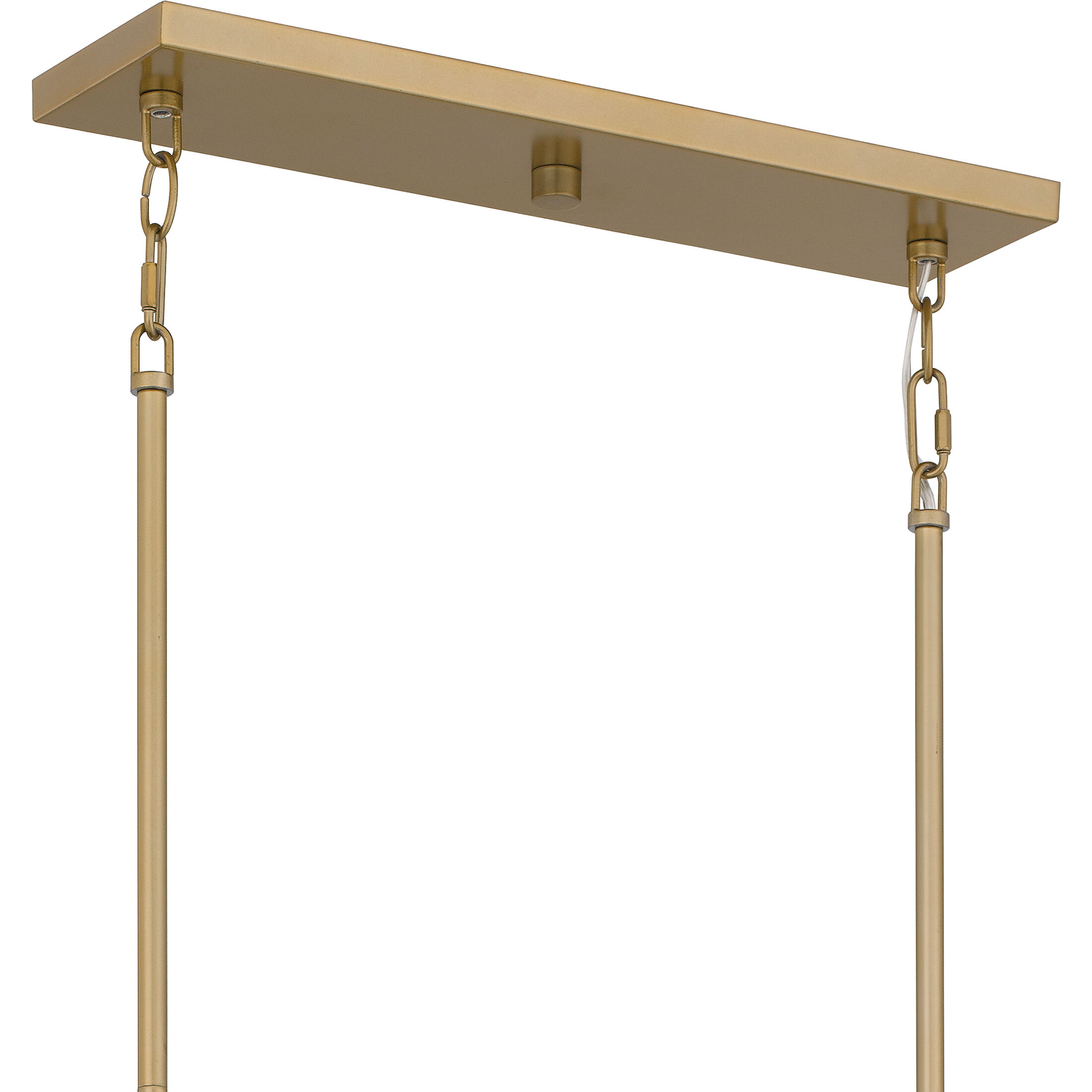 Dusty Lane 6 Light 38 inch White Island Light Ceiling Light