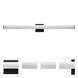 Rail LED 48 inch Black Bath Vanity Wall Light
