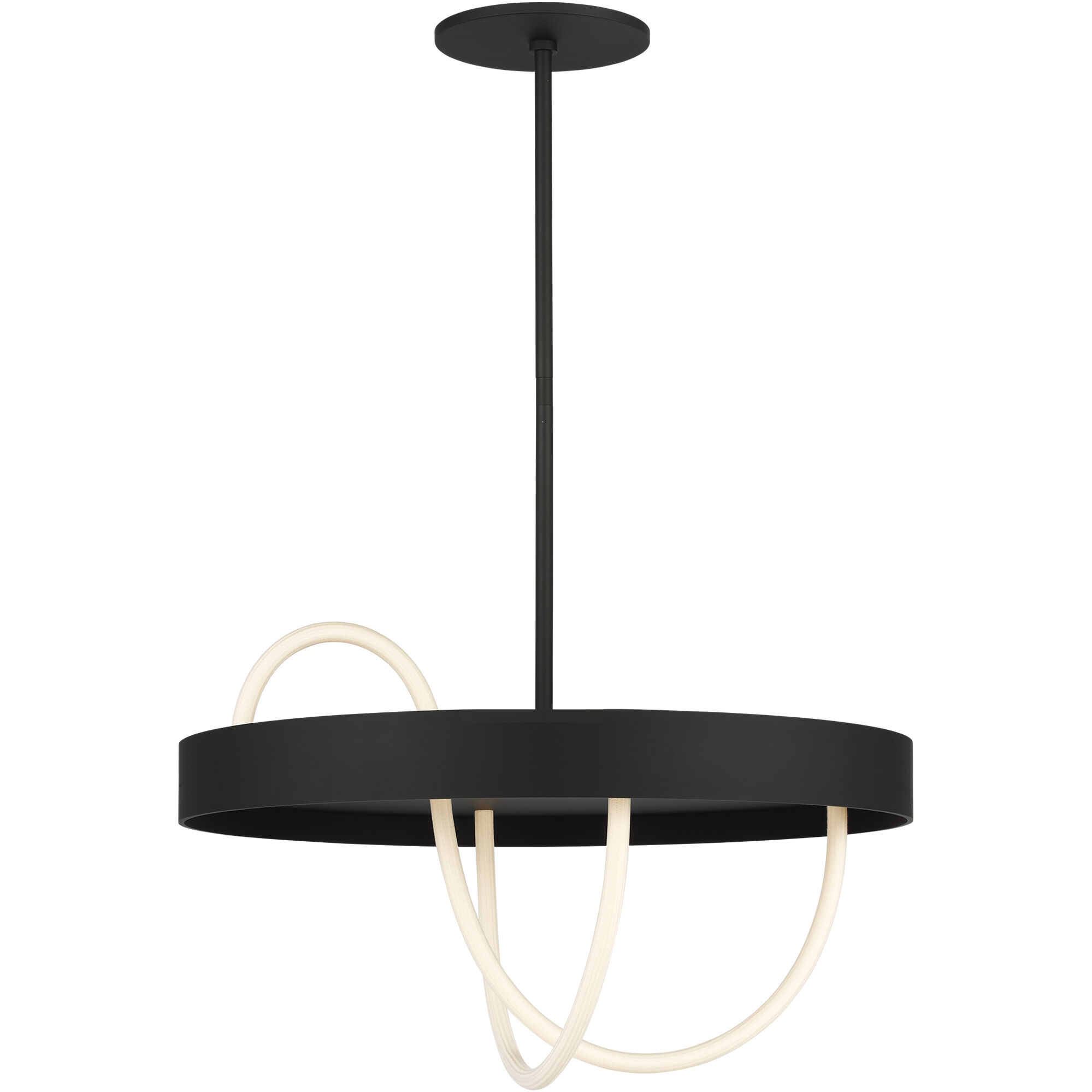 Sean Lavin Uneri LED 28.3 inch Nightshade Black Chandelier Ceiling Light