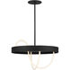 Sean Lavin Uneri LED 28.3 inch Nightshade Black Chandelier Ceiling Light