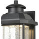 Irvine LED 16 inch Matte Black Outdoor Sconce