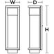 Vasari LED 17 inch Black Outdoor Sconce