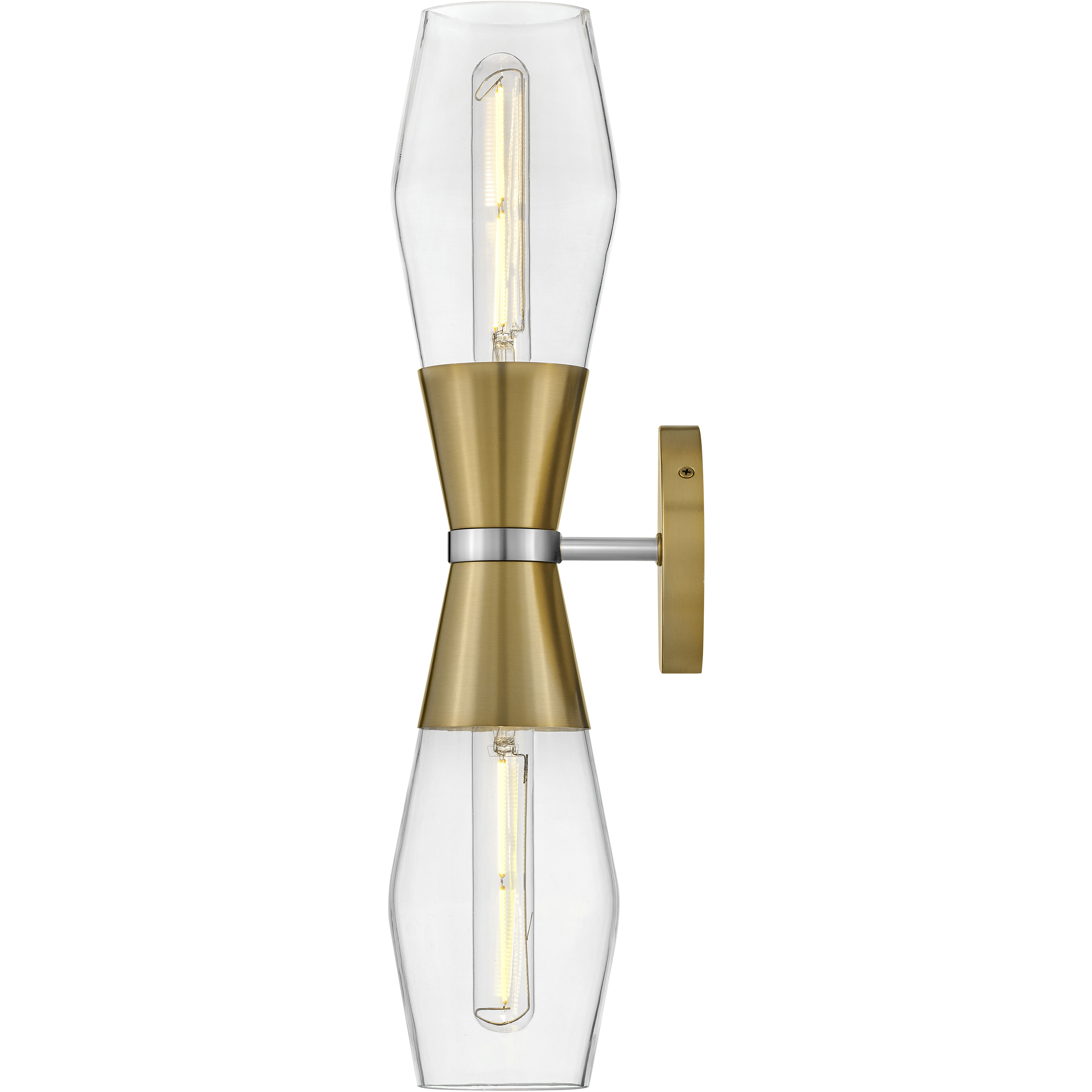 Livie LED 5 inch Lacquered Brass Sconce Wall Light