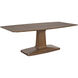 Travis 84 X 44 inch Dark Walnut Dining Table