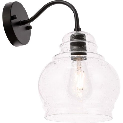 Pierce 1 Light 8 inch Black Wall sconce Wall Light