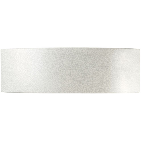 Ambiance Arc LED 19.5 inch White Crackle ADA Wall Sconce Wall Light