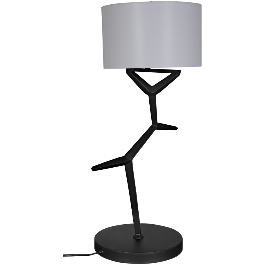 Arizona 29 inch 60.00 watt Matte Black Table Lamp Portable Light
