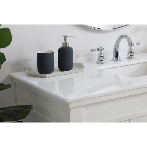Lexington 48 X 21.5 X 35 inch Antique White Vanity Sink Set