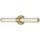 Georgette LED 24 inch Lacquered Brass Bath Light Wall Light