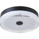 Iris LED 11.5 inch Matte Black Flush Mount Ceiling Light