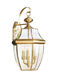 Lancaster 3 Light 23 inch Polished Brass Outdoor Wall Lantern