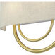 Stratton 2 Light 15 inch Soft Gold ADA ADA Sconce Wall Light