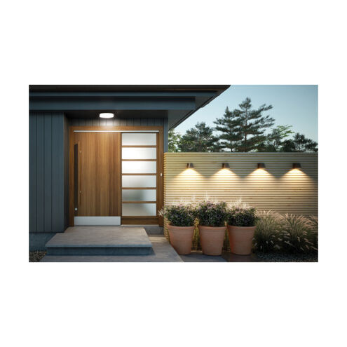 Sean Lavin Bowman LED 6 inch Black Outdoor Wall Light in LED 80 CRI 2700K 120V, Integrated LED