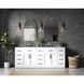 Alden 84 X 35 inch White Bathroom Vanity Cabinet