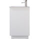 Hayes 60 X 22 X 35 inch White Vanity Sink Set