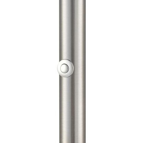 Dessau Flex 42 inch 13.00 watt Satin Nickel Swing Arm Floor Lamp Portable Light
