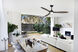 Sleek 60 inch Oil Rubbed Bronze with Seasoned Wood Blades Ceiling Fan