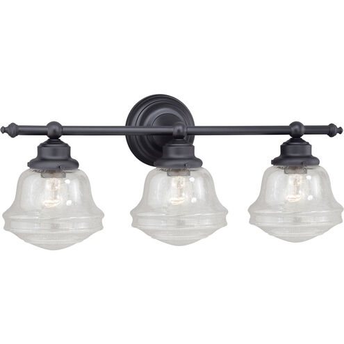 Huntley 3 Light 24 inch Oil Rubbed Bronze Bathroom Light Wall Light