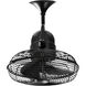 Atlas Kaye 17 inch Matte Black Wall/Ceiling Fan, Atlas