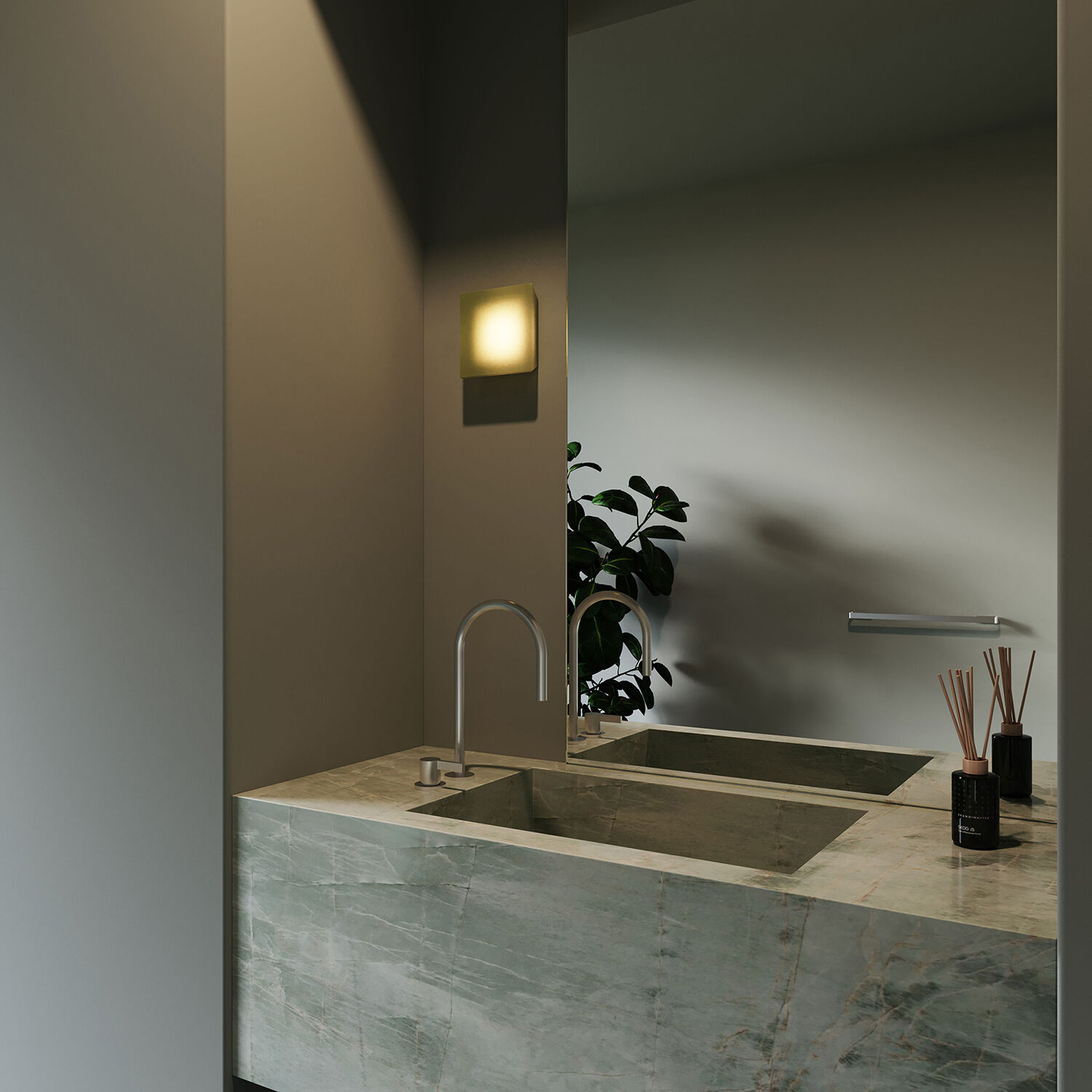 Mist 1 Light 6.5 inch Moss ADA Wall Sconce Wall Light