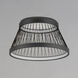 Loom LED 22.75 inch Black Flush Mount Ceiling Light