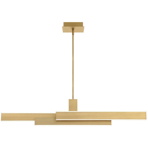 Cameno Linear Chandelier Ceiling Light in Gold